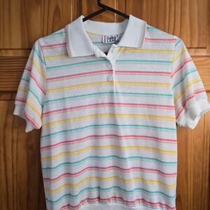 Vintage Cricket Lane light rainbow shirt No tag but measurements in listing!